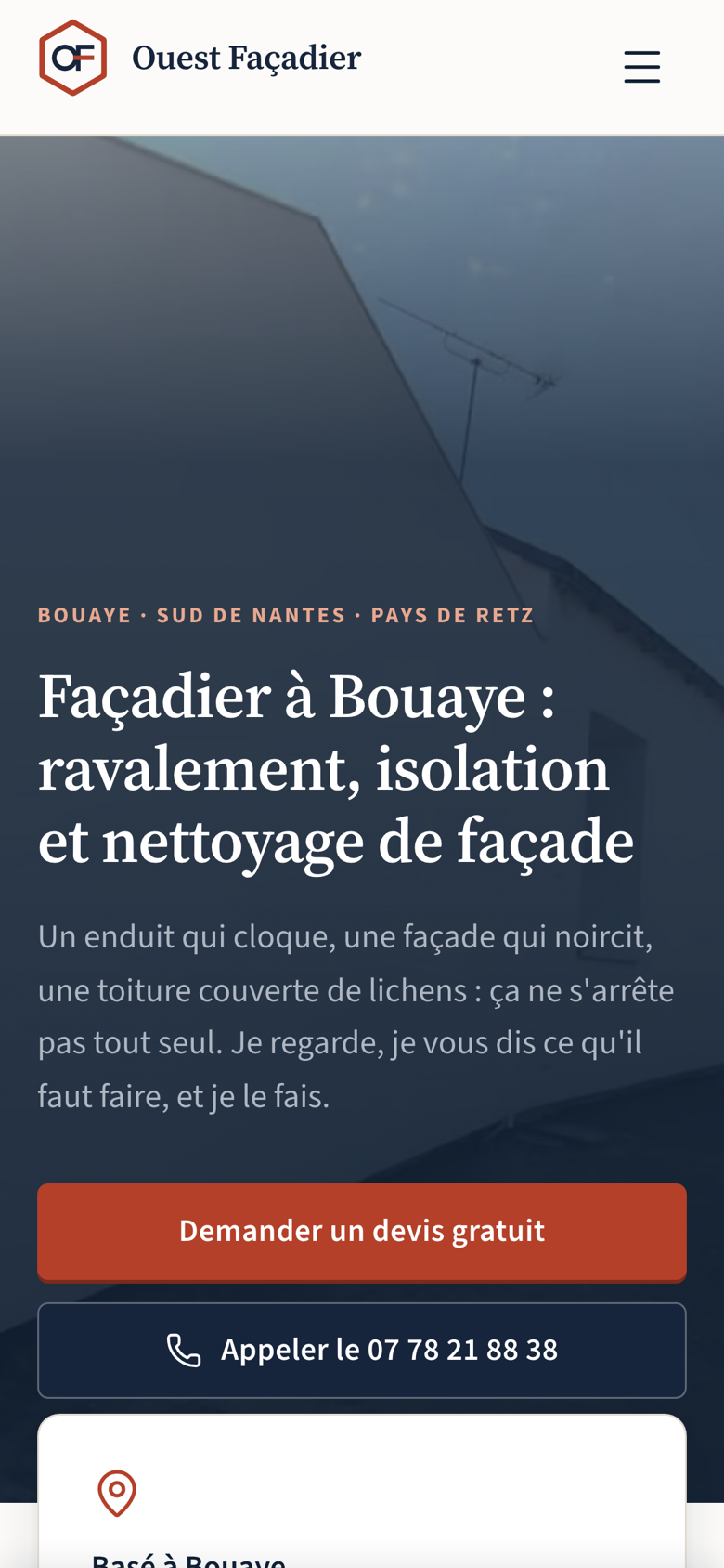 Réalisation Ouest Façadier : Façadier · Bouaye